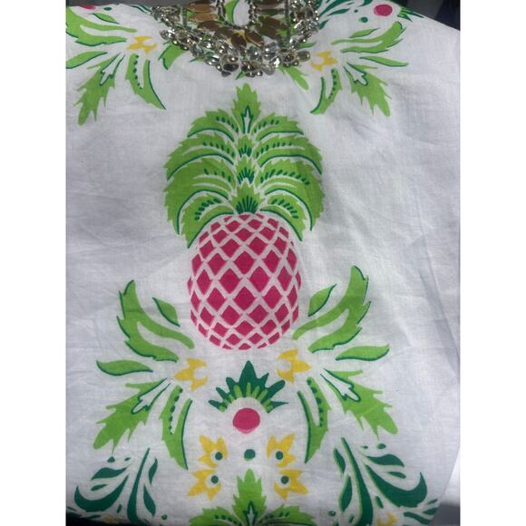 Charter Club Swim Cover Up Boho Tunic XXL Tropical Resortwear Cruise - Picture 8 of 12